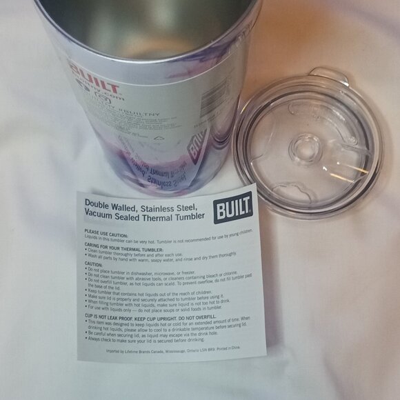 New Built 20oz Double Wall Stainless Steel Coffee Tumbler Hot 6 Hrs, Cold 20 Hrs - Picture 5 of 7